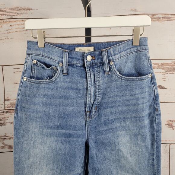 Madewell perfect vintage jean 27 Distressed High Rise Mom Jean - Picture 3 of 12